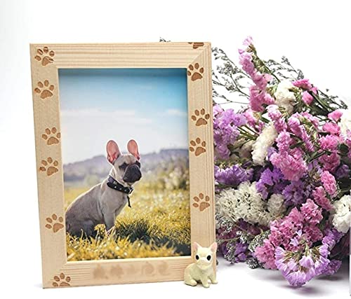 JeeKoudy Placa Conmemorativa del álbum, salón ancestral, pequeños Animales, Bulldog, Corgi, Gato, Gatito, Marcador de Tumba, Marco de Pata, Marcador de Tumba