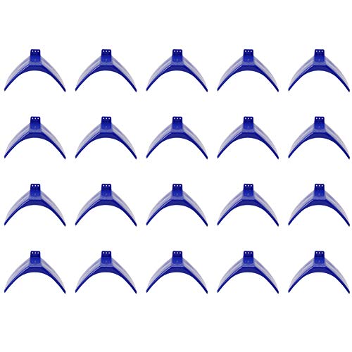 Jenngaoo Soporte de Descanso para Palomas de 20 Piezas, Soporte de Plástico Duradero para Reposo de Pájaros, Marco de Soporte para Pájaros - 20 cm/7.9 Pulgadas