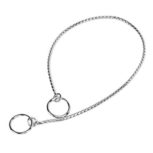 Jinyi Cadena del Animal Doméstico P, Artículo Anticorrosión del óxido De La Cadena De La Serpiente del Metal para El Perro para El Entrenamiento Que Camina(3,0 mm * 40 cm)
