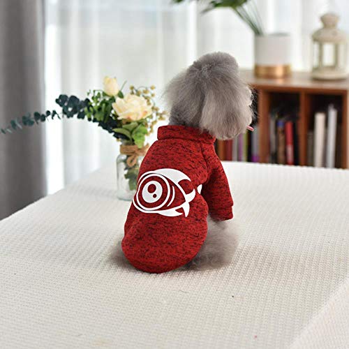 jiwenhua Perro Ropa Nuevo Gatito Perro Ropa Mascota Perro pequeño Gatito Ropa de Gato Teddy Ropa de Perro Perro de Invierno, Suéter, dátiles Grandes, M.