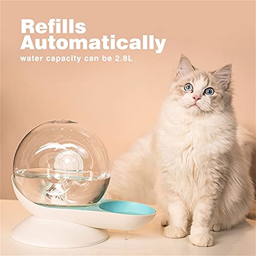 JIYANANDPGW Comedero Perro Gato de inyección de Agua automática Gato Fuente de Bebida de Caracol de Caracol de Caracol Cata Alimentador Pet Pet PETRÓNICA DISTRIBUCION AUTOMÁTICA DISTRIBUCIÓN Gravedad