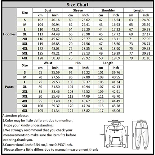 JJBKT De moda perro de mascota de cuerpo completo impresión 3D ropa deportiva de otoño con capucha traje sudadera pantalones de chándal traje, 6 (Reino Unido), L
