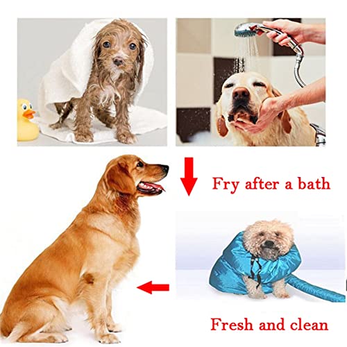 JNOIHF Perros Secador de pelo Bolsa de soplo Bolsa de aseo Portátil Pet Decking Bag Doblading Mascota Seco Bolso Cat Botear Pet Dog Dog Secador de perros, for gatitos y cachorros Después del baño Cabe