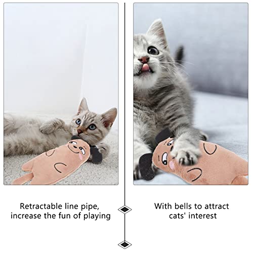 jojofuny Catnip Llenó Los Juguetes para Gatos 2 Unids Gato Chew Chew Juguete Resistente a Los Ratones de Los Ratones Juguetes Gatito Catnip Juguetes Felpa Interactivo Gato Juguetes para