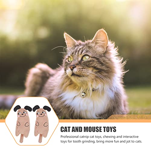 jojofuny Catnip Llenó Los Juguetes para Gatos 2 Unids Gato Chew Chew Juguete Resistente a Los Ratones de Los Ratones Juguetes Gatito Catnip Juguetes Felpa Interactivo Gato Juguetes para