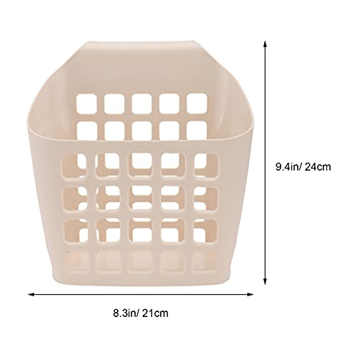 jojofuny Conejo Heno Alimentador Conejito Conejillo Guinea Pig Han Hacer Colgante Jaula Manger Hacer Hacer Chinchilla Rata Plástico Alimentos Dispensador ( Beige )