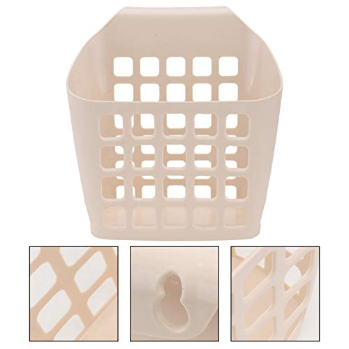 jojofuny Conejo Heno Alimentador Conejito Conejillo Guinea Pig Han Hacer Colgante Jaula Manger Hacer Hacer Chinchilla Rata Plástico Alimentos Dispensador ( Beige )