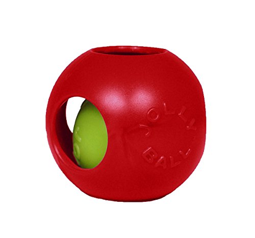 Jolly Pets Teaser Ball - Juguete para Perro, 10 cm, Color Rojo