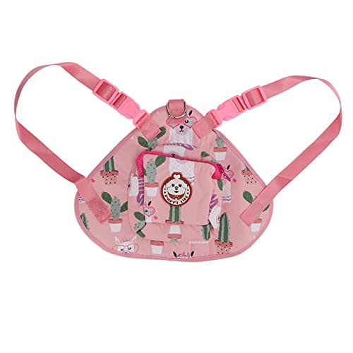 Jopwkuin Bolsa De Arnés para Mascotas con Bolsillo, Mochila De Dibujos Animados para Perros Y Mascotas, Resistente Al Agua, Práctica para Caminar, Acampar para Mascotas(#1, S)