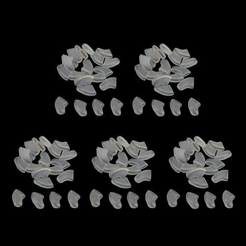 joyMerit 100pcs Cat Soft Claws Caps Control Soft Paws Colorful Cat Nails Caps Cubiertas - L Claro, Individual