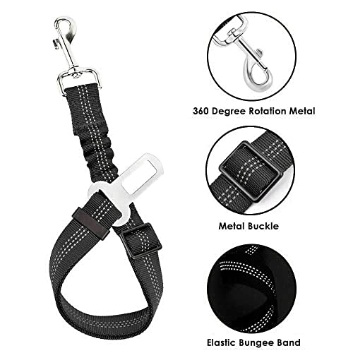 Juego de Cinturones de Seguridad para Perros Nasjac, cinturón de Seguridad para Mascotas con cinturón de Seguridad