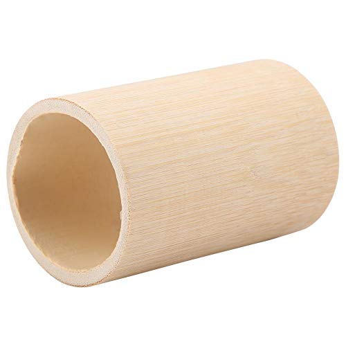 Juego de Tubo de bambú de Juguete de túnel de Juego de Animales pequeños para decoración de Jaula de Juguete Interactivo de hámster para Mascotas(Small)