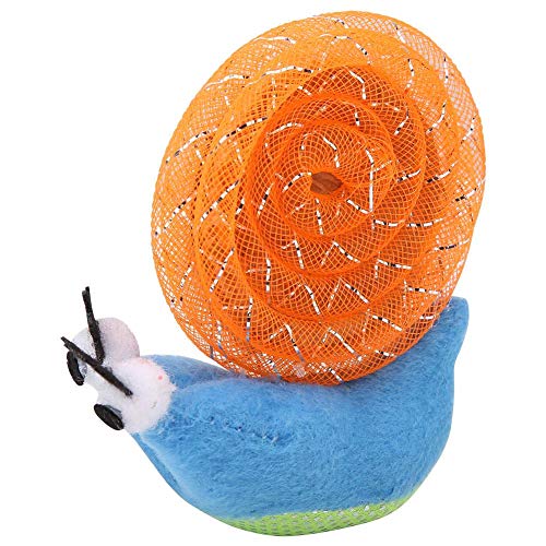 Juguete de Felpa Caracol para Gatos, Juguete de Entrenamiento para Gatos, patrón de Caracol Duradero, Seguro Interactivo, Juguete de Gatito rascador de poliéster para Juguete(Blue)