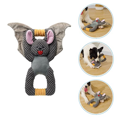 Juguete de Peluche de Perro con Sillón: Juguete de Bocado de Perrito Muñeco de Murciélago de Murciélago de Peluche de Peluche de Peluche para Pequeña Molienda de Perros