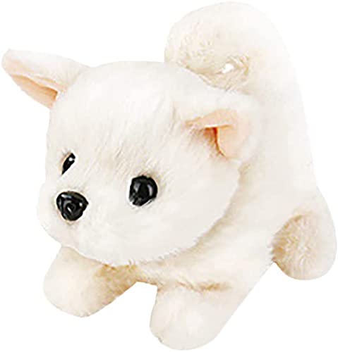 Juguete de peluche electrónico perro mascotas perro PP algodón felpa mascota ladra y cachorro correr juguete picante funciona con pilas 10 tipo tamaño: 11 x 14 x 17 cm