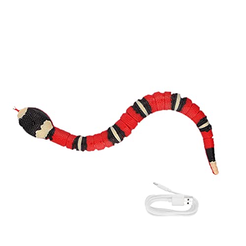 Juguete de serpiente con detección inteligente para niños, juguete para gatos, juguete serpiente inducción inteligente 39cm, juguetes interactivos electrónicos para gatos,para multiplicar gatos, gatit