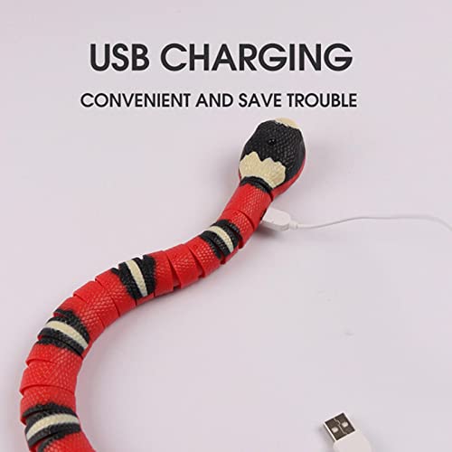 Juguete De Serpiente Eléctrico Juguete De Gato Serpiente De Detección Inteligente Juguete De Gato De Serpiente USB Juguetes Eléctricos Para Gatos Juguete Interactivo Juego Interactivo Para Gatos