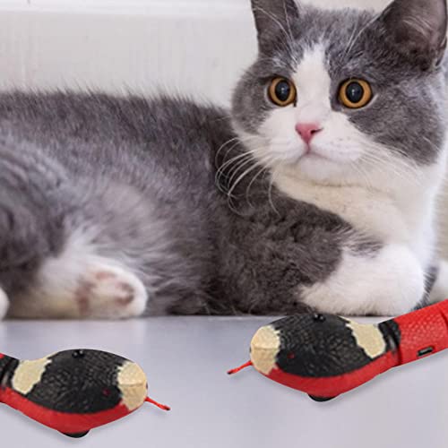 Juguete De Serpiente Eléctrico Juguete De Gato Serpiente De Detección Inteligente Juguete De Gato De Serpiente USB Juguetes Eléctricos Para Gatos Juguete Interactivo Juego Interactivo Para Gatos