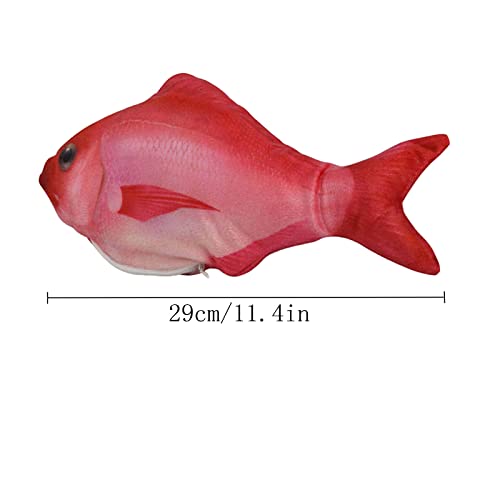 Juguete EléCtrico Del Animal DoméStico Del Juguete Del Juguete Del Gato,Golpear A Los Peces Juguete Divertido Del Gato Del Animal DoméStico Del Juguete De Los Pescados De La Felpa redwoodforest