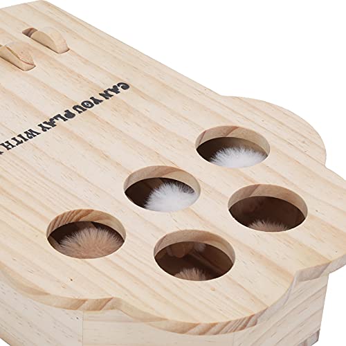 Juguete Interactivo Del Laberinto Del Gato, Juguete De Madera Divertido Del Gato De Los Juegos Para El Gato Para Interior Al Aire Libre Casero