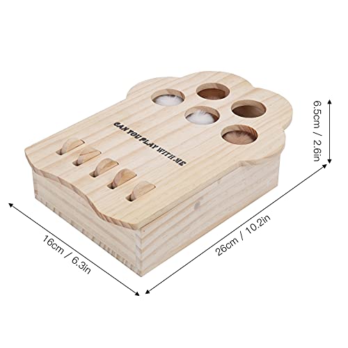 Juguete Interactivo Del Laberinto Del Gato, Juguete De Madera Divertido Del Gato De Los Juegos Para El Gato Para Interior Al Aire Libre Casero