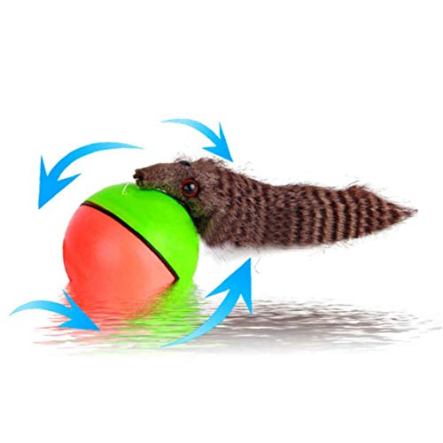 Juguete Los Mascotas Castor Diversión De La Bola De La Comadreja Eléctrica Rolling Ball Juguete para Mascotas Pet Supplies 1pcs