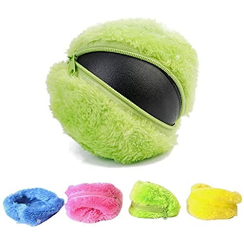 Juguete Magic Roller Ball Magic Roller Ball Juguete de Movimiento Educativo con 4 Tapa de Lana para Perro Gato Mascota Mascota Juguetes educativos para Mascotas Pet Magic Ball