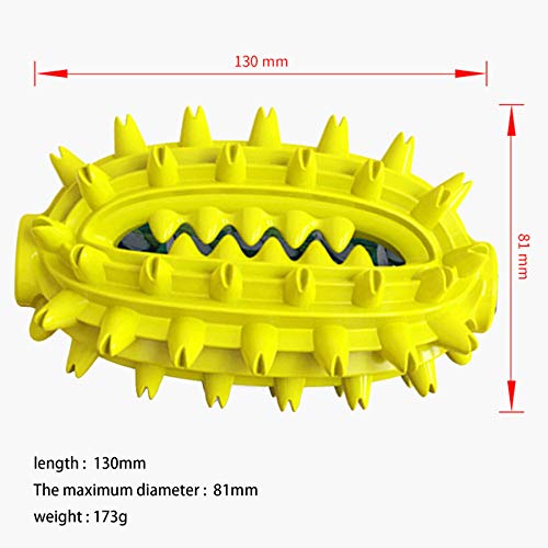 Juguete Molar para Mascotas Multifuncional,Juguete mordedor para Mascotas,Juguete para Perros con Ventosa,Pelota de Limpieza de Juguete Molar para Mascotas (A)