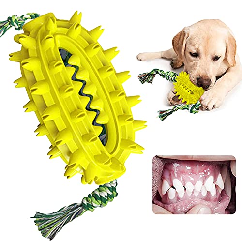 Juguete Molar para Mascotas Multifuncional,Juguete mordedor para Mascotas,Juguete para Perros con Ventosa,Pelota de Limpieza de Juguete Molar para Mascotas (A)