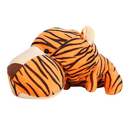 Juguete para cachorros, juguetes para perros, juguete para perros de peluche, elefante, cebra, tigre, juguete divertido para perros, limpieza dental para perros, juego interactivo(Tiger)