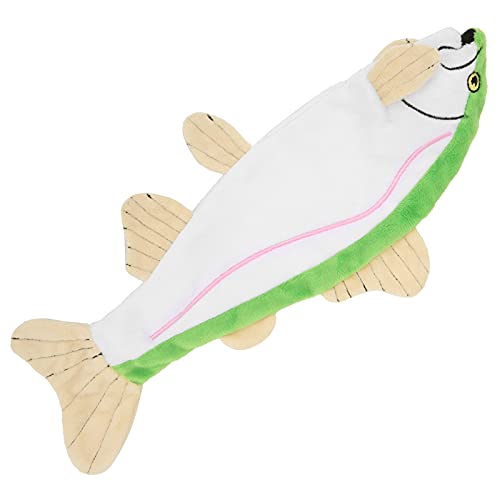 Juguete para gatos en movimiento que muerde el pez, juguete educativo para gatos Juguete de peluche duradero para peces que se desploma, BB integrado, ladrido para jugar con tus mascotas