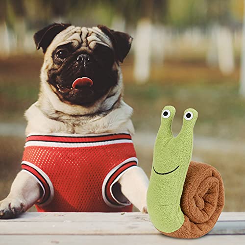 Juguete para Mascotas de Caracol, Juguetes de Peluche para Mascotas, Entrenamiento para Descomprimir Juguetes para Perros, Suministros para Mascotas Molares para Olfatear