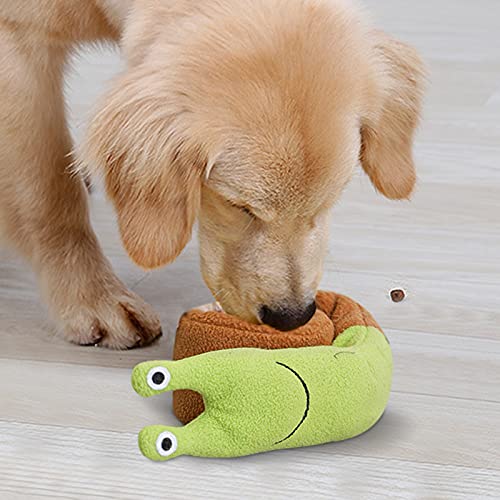 Juguete para Mascotas de Caracol, Juguetes de Peluche para Mascotas, Entrenamiento para Descomprimir Juguetes para Perros, Suministros para Mascotas Molares para Olfatear