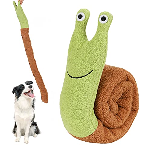 Juguete para Mascotas de Caracol, Juguetes de Peluche para Mascotas, Entrenamiento para Descomprimir Juguetes para Perros, Suministros para Mascotas Molares para Olfatear