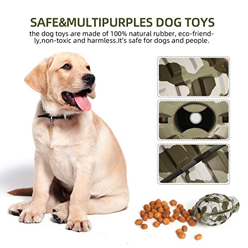 Juguete para Perros prémium Indestructible de Caucho Natural, Muy Resistente, prácticamente Indestructible, Juguete Inteligente para Perros pequeños, medianos y Grandes