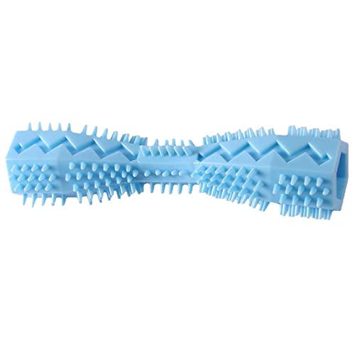 Juguete Suave Para Masticar Perros, Juguete De Limpieza De Dientes De Goma Para Mascotas, Masticadores Agresivos, Juguetes Dispensadores De Alimentos Para Cachorros Y Perros Pequeños ( Color : Azul )