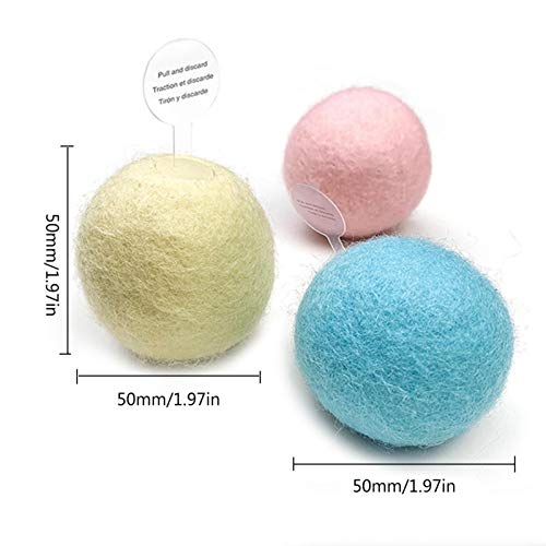 Juguetes de bola de fieltro de lana para gatos y gatitos, juguetes de bola de sondeo de animales de simulación, bolas de lana de gato ecológicas coloridas hechas a mano