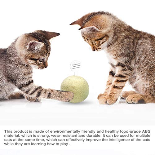 Juguetes de bola de fieltro de lana para gatos y gatitos, juguetes de bola de sondeo de animales de simulación, bolas de lana de gato ecológicas coloridas hechas a mano