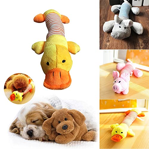 Juguetes de Peluche para Perros con Sonidos Juguetes para morder de Perros Productos para Mascotas Juguetes Interactivos Largas Diferentes Animales 22-24CM Ratón