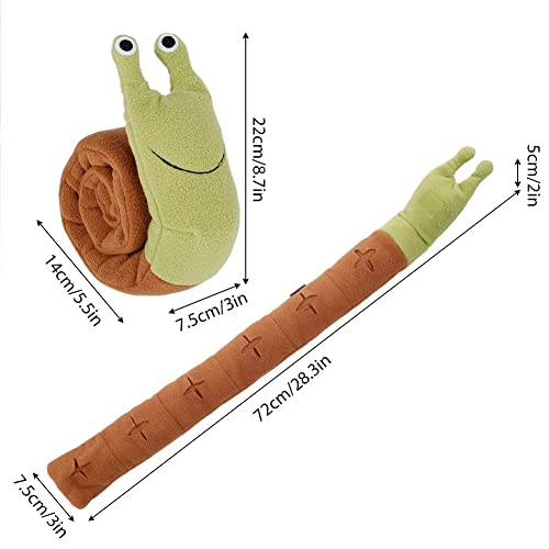 Juguetes de peluche para perros, juguetes para masticar perros, juguetes para mascotas de caracol para reducir el aburrimiento, juguetes interactivos para masticar perros pequeños a medianos