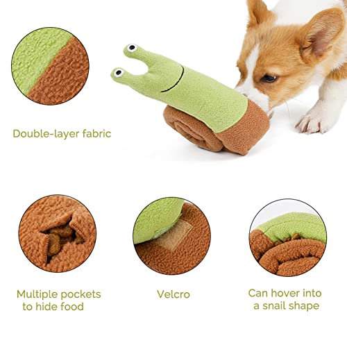 Juguetes de peluche para perros, juguetes para masticar perros, juguetes para mascotas de caracol para reducir el aburrimiento, juguetes interactivos para masticar perros pequeños a medianos