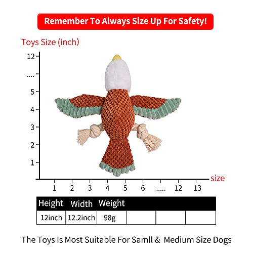 Juguetes de peluche para perros masticar juguetes loro y pato Squeaky Puzzle de peluche para perros - Actividad interactiva para perros