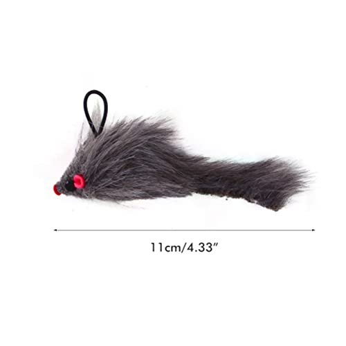 Juguetes interactivos de plumas para gatos, juguete para gatos con puerta colgante, juguete retráctil para gatos, ratón de cuerda, juguetes divertidos para gatos, juguetes para que los gatitos