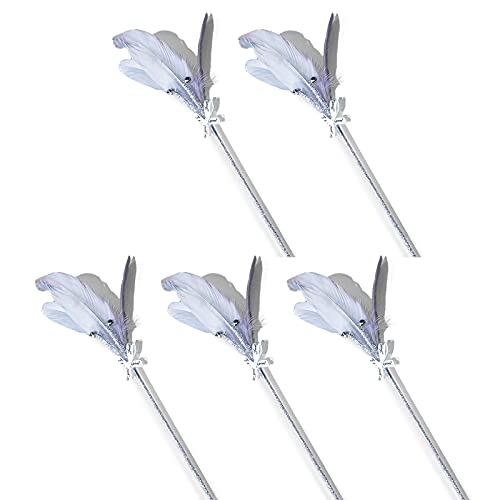Juguetes para gatos de interior gatos varita gato pluma juguetes teeaser juguete entrenamiento interactivo gato cazador juguete 5 piezas