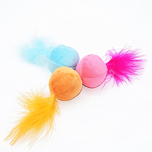Juguetes para gatos de interior para gatos gato varita Teaser juguete interactivo gato masticar juguete gato bola juguetes con campanas 2 unids