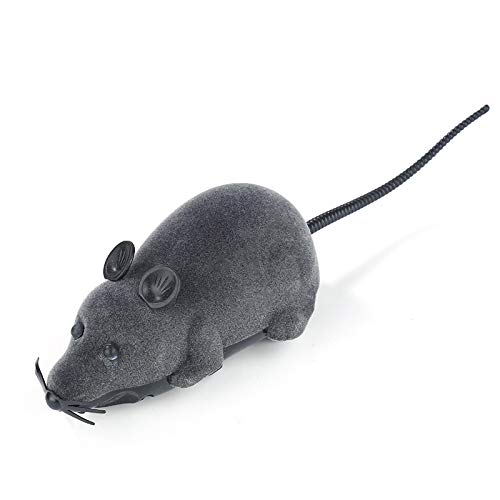 Juguetes para Gatos Interactivos Juguete para Ratas Juguete de Broma Juguete de Ratón de Control Remoto Inalámbrico Juguete de Gatito Eléctrico Divertido para Gatos