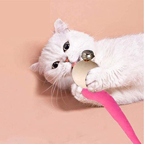 Juguetes para gatos,5 bolas interactivas de gusano para gatos con campana,divertidas bolas tambaleantes,juguete de campana para gatos,juguete colorido para gatitos,juguetes interactivos para gatos