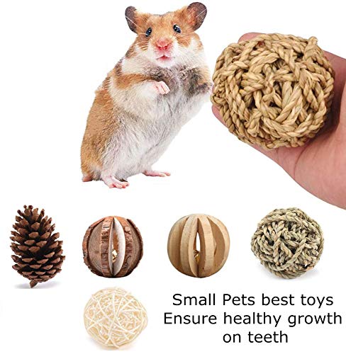 Juguetes Para Masticar Conejito De Hámster, Accesorios Para Hámster, Juguetes Interactivos De Animales Pequeños Para Hámster, Conejillo De Indias, Hurón, Chinchilla, Conejo