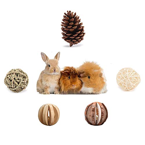 Juguetes Para Masticar Conejito De Hámster, Accesorios Para Hámster, Juguetes Interactivos De Animales Pequeños Para Hámster, Conejillo De Indias, Hurón, Chinchilla, Conejo