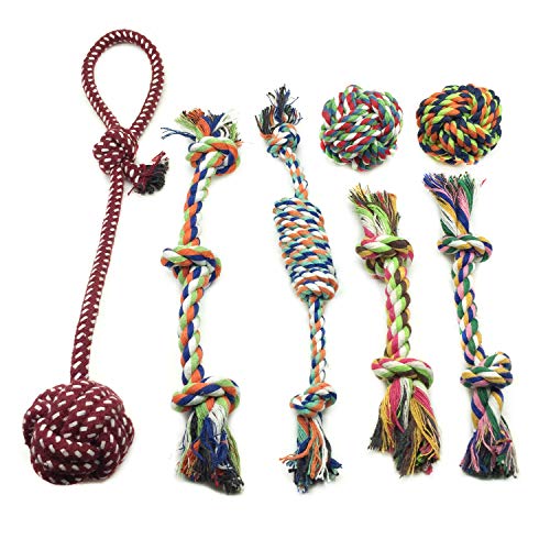 Juguetes para Perros, PietyPet Juguetes de Cuerdas y Juguetes de peluche con sonido, Juguetes para morder